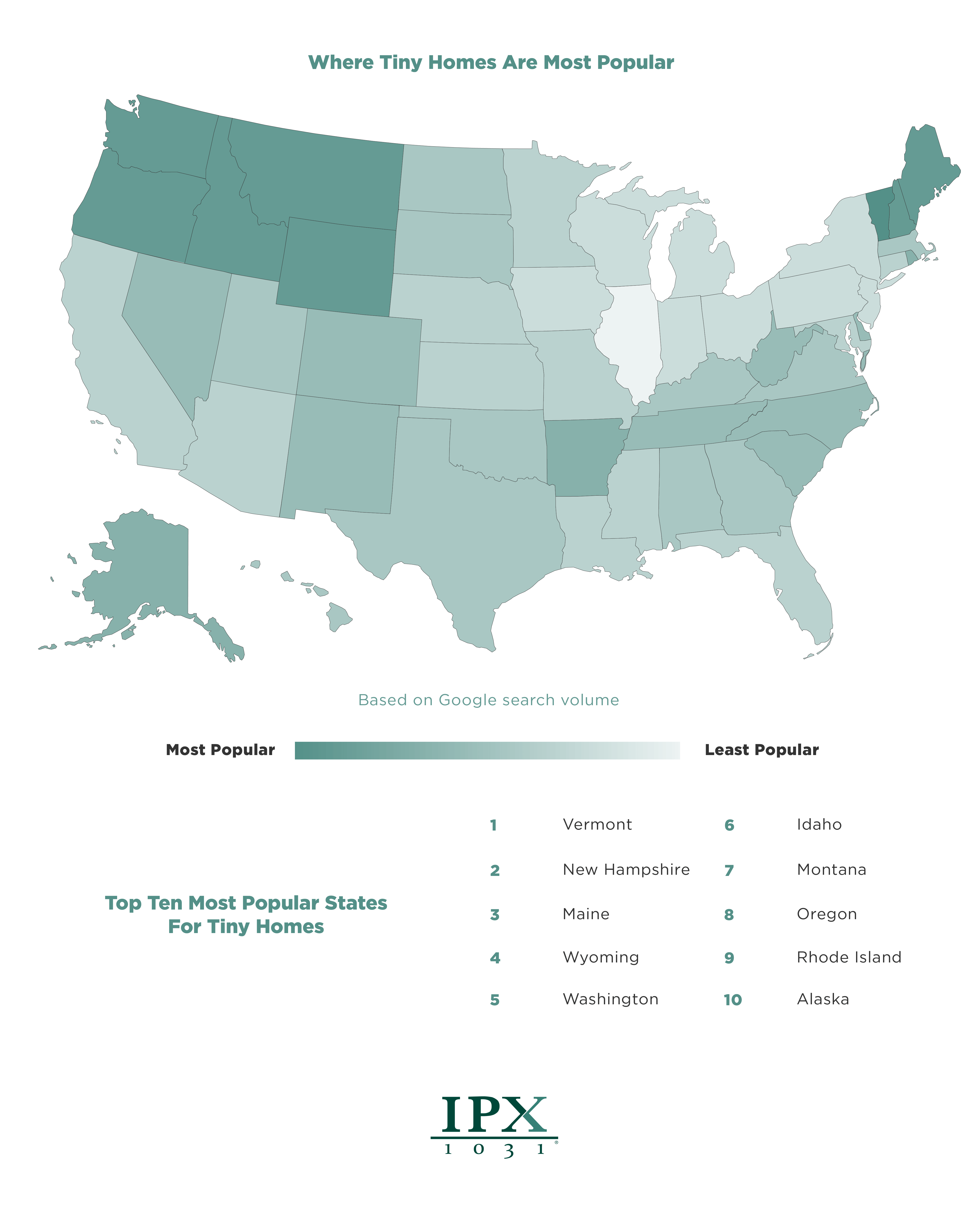 The 3 Best States To Live In If You Have A Tiny House