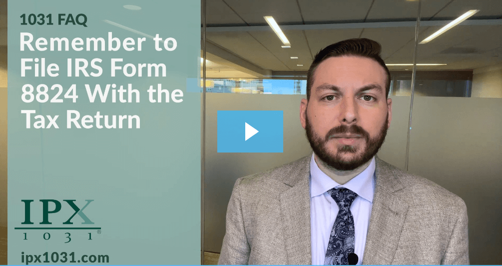 Remember to File IRS Form 8824 With the Tax Return